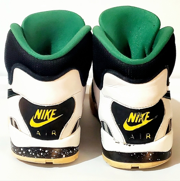 NIKE AIR TRAINER SC II HIGH TOP RASTA SHOES/SNEAKERS. MENS Sz:10 TIE AND VELCRO - Picture 6 of 13